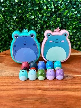 Squish-a-longs by Squishmallows Frog, Toad, and Tadpole Bundle